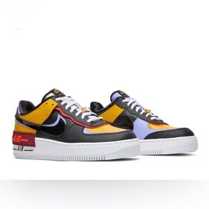 NWOT Nike Air Force 1 Shadow Dark Sulfur Sneakers Women’s Size 9